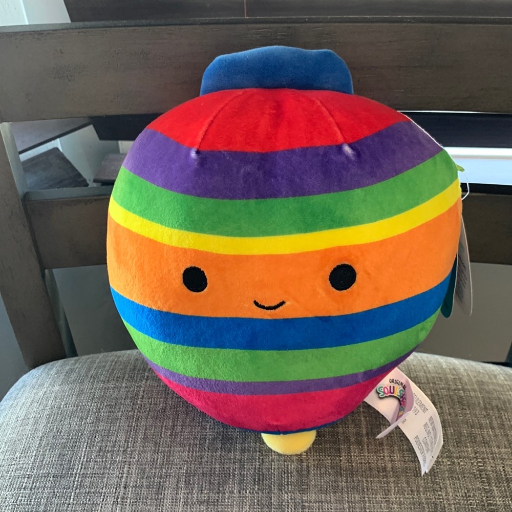 Salvador Squishmallow - Rainbow Top - new with tags